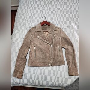 Blank NYC Women's Light Brown 100% Leather Jacket
